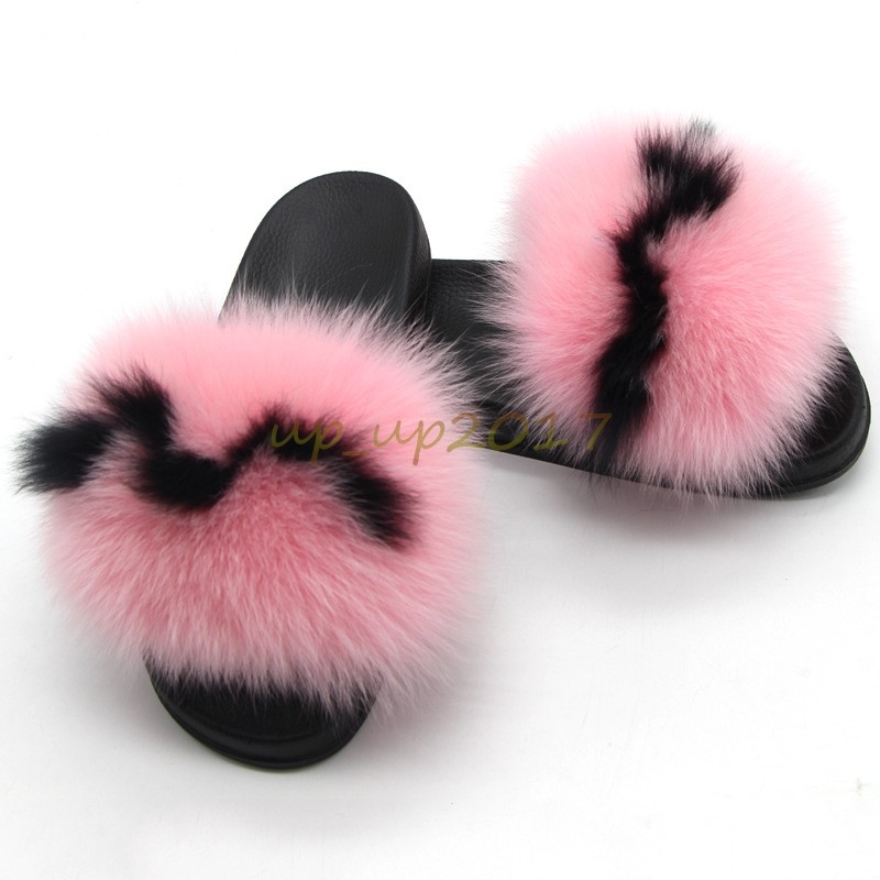 fluffy flat slippers